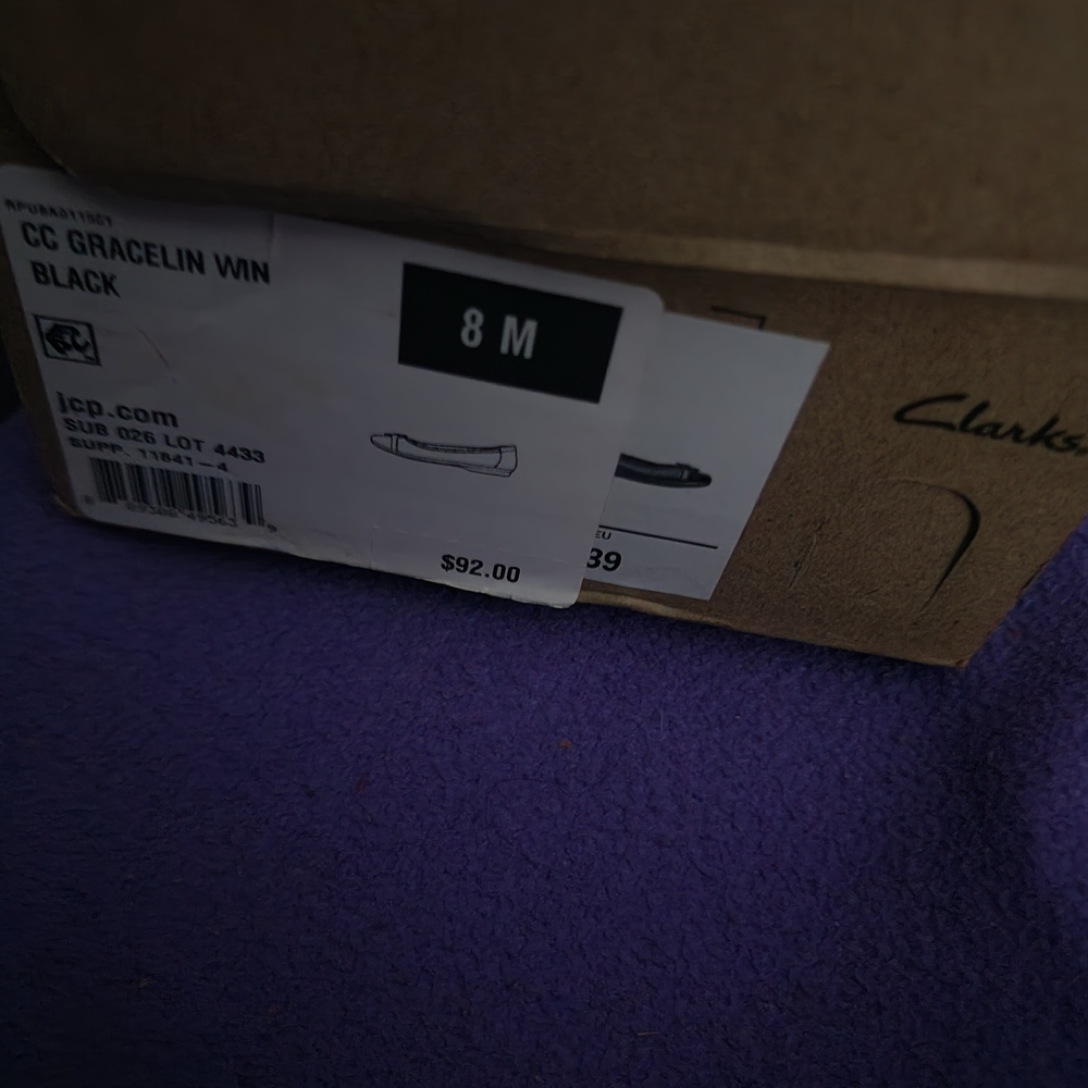 Clarks Black Gracelin Shoes